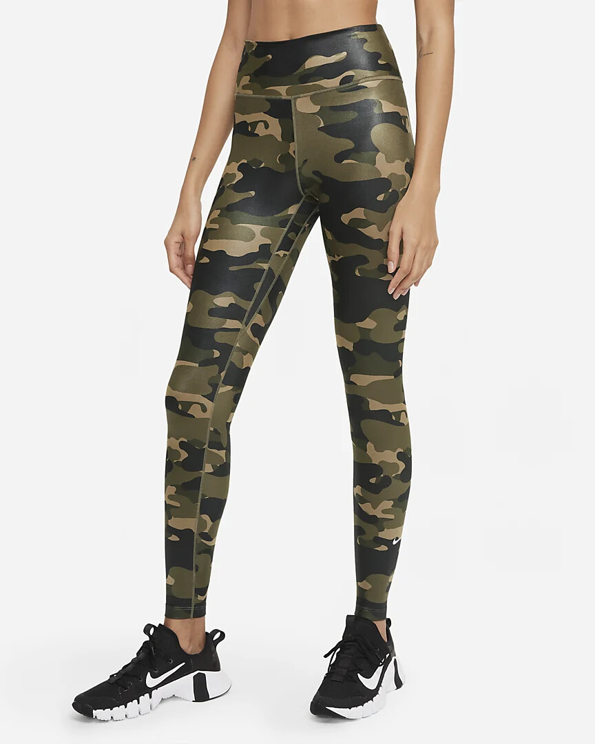 womens nike camo tights